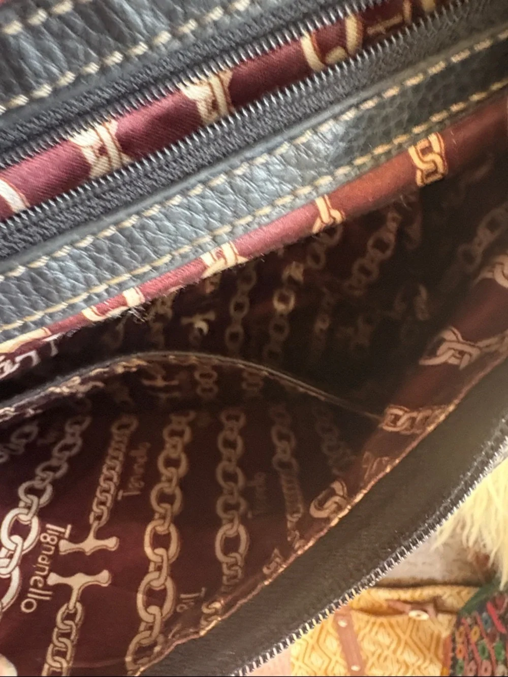 Tignanello leather backpack